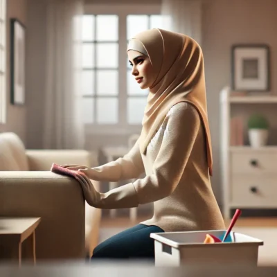 وقت تنظيف البيت
