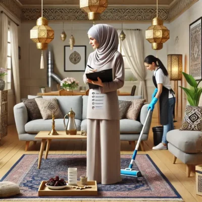 جدول تنظيف المنزل قبل العيد