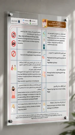 قوانين العاملة المنزلية 5 قوانين واداب للعاملة المنزلية