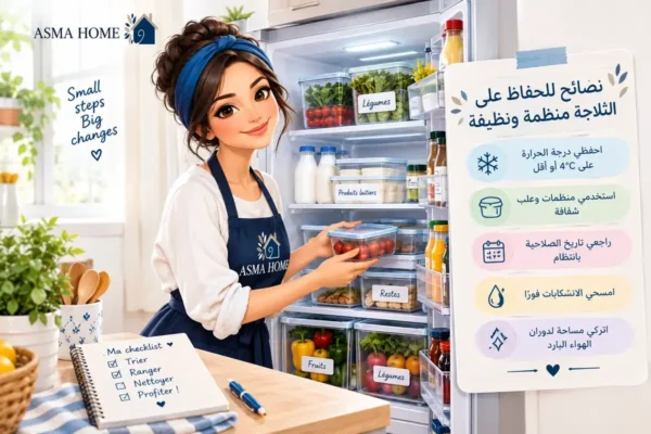 تنظيم الثلاجة خطوة بخطوة: كيف تحافظين على ثلاجة مرتبة ونظيفة؟ 2 تنظيم الثلاجة
